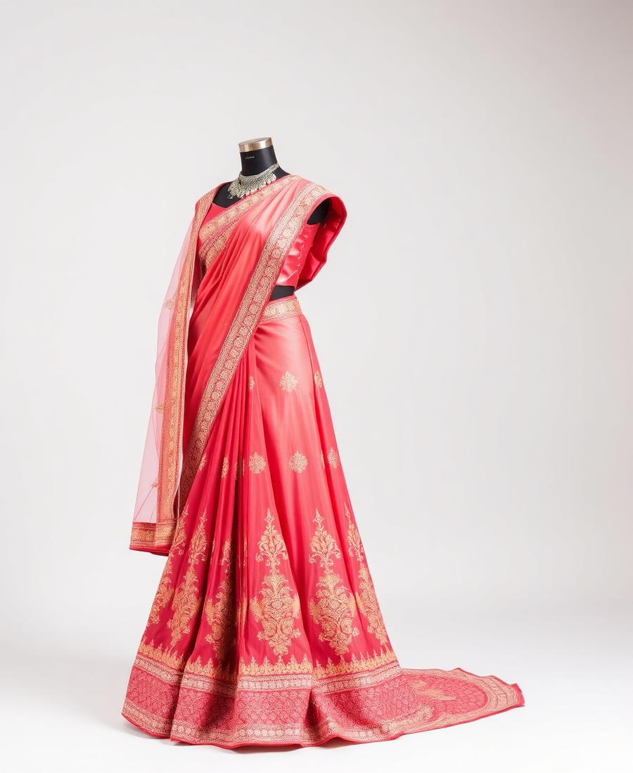 Half Saree Lehenga